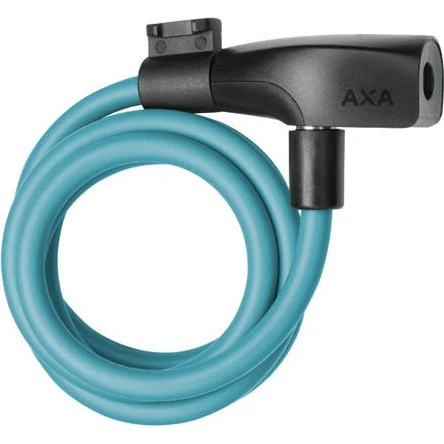 AXA Resolute 8-120 Spirallås, 120 cm, Isblå