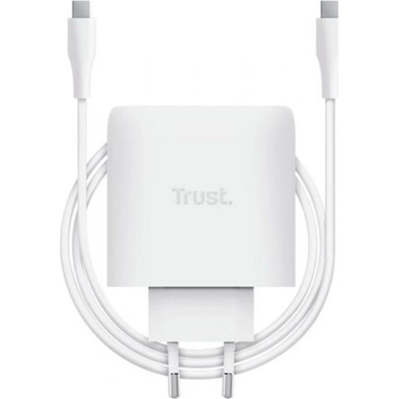 Trust 25524 65 W USB-C vægoplader, hvid