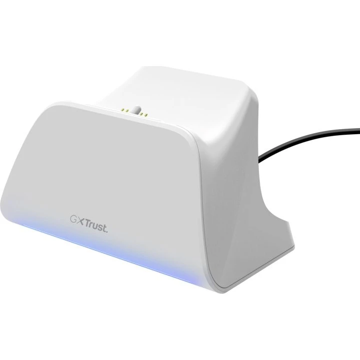 Trust GXT 255W Snabbladdningsstilling til PS5 DualSense, Hvid