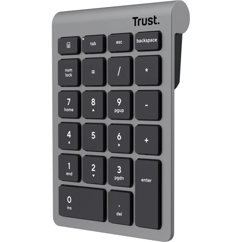 Trust Xalas Trådløst Numerisk Tastatur, Grå