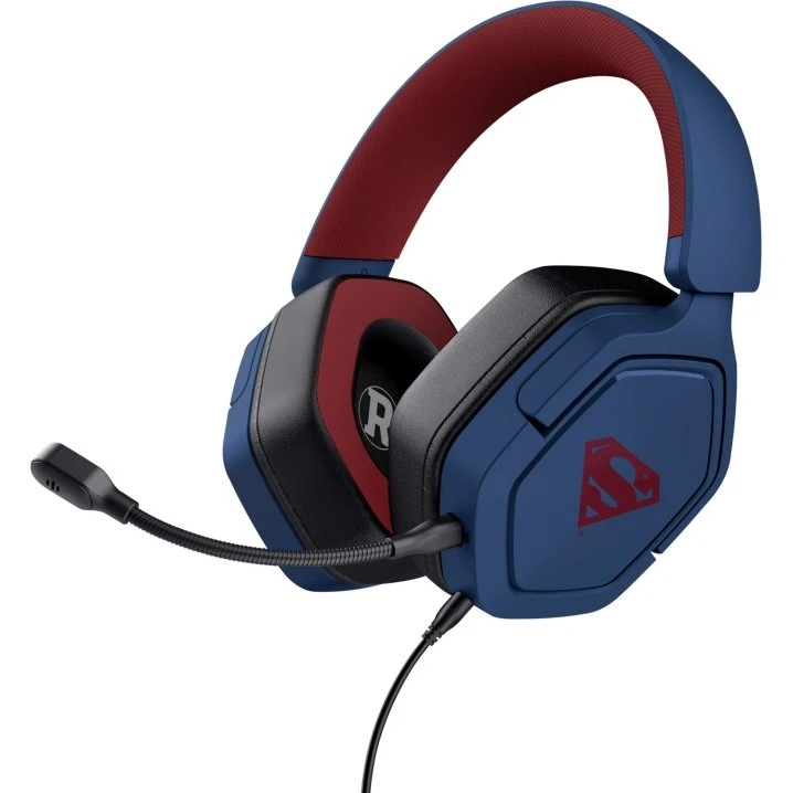 Trust GXT 492SM Carus Gamingheadset Superman, blå/rød