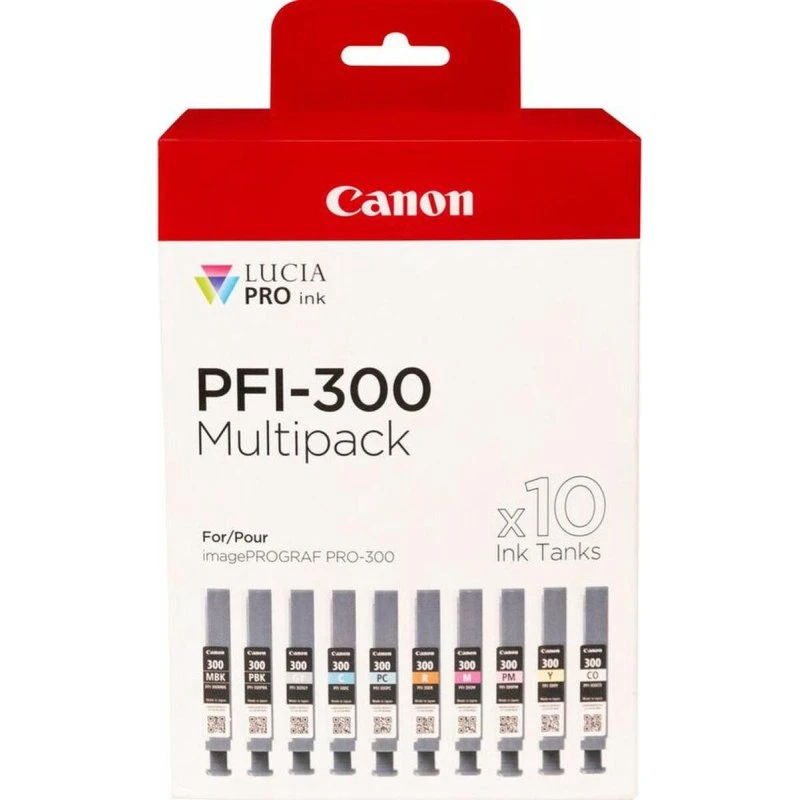 Canon PFI-300 Multifarvet Blækpatron 10-pak