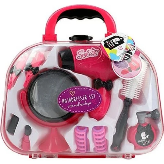 Toi-Toys Glamour Shine Hårtørrer-Sæt med Batteri