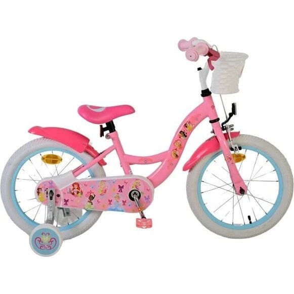 Volare Børnecykel 16" Prinsesse med Støttehjul