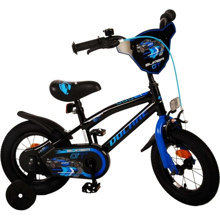 Volare Super GT 12" Børnecykel Blå med Støttehjul