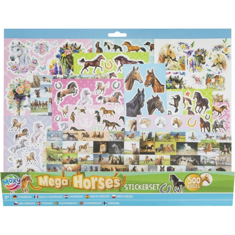 Legind Moxy Mega Sticker Set Heste (500 stk)