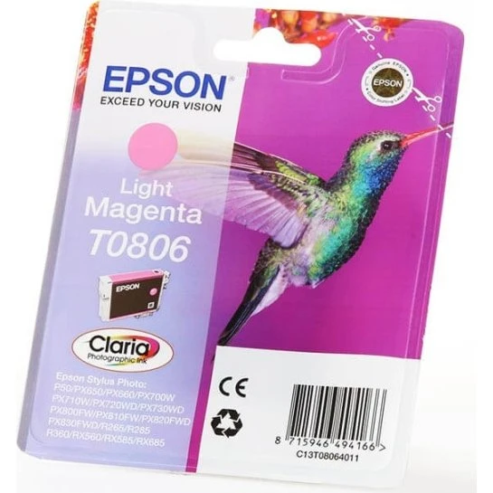 Epson T0806 Lys Magenta Blækpatron 7,4 ml