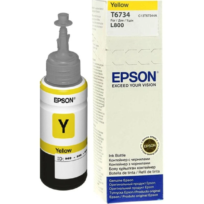 Epson T6734 Gul Blækrefill 70 ml