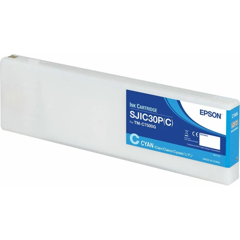 Epson SJIC30PC Cyan Original Blækpatron