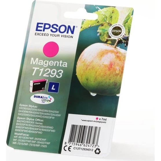 Epson T1293 Magenta Blæk C13T12934012, 7 ml, Original