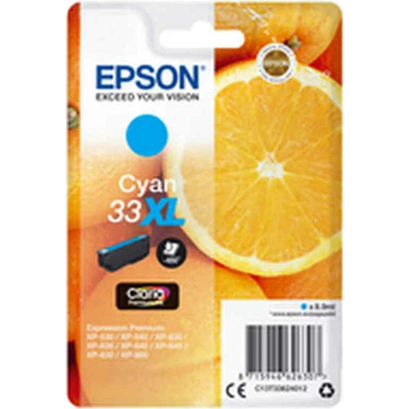 Epson 33XL Cyan Claria Premium Ink - Original