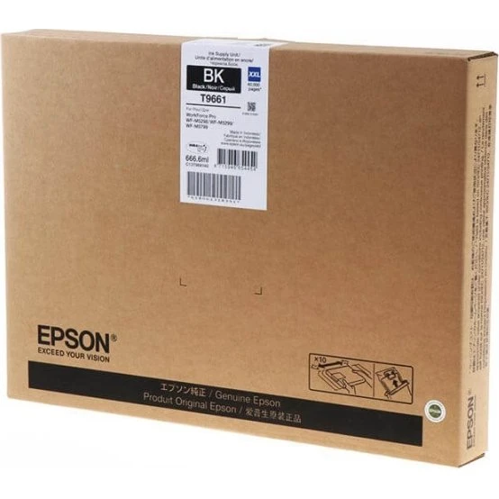 Epson XXL Sort Blæk C13T966140 – Høj Kapacitet for WorkForce Pro