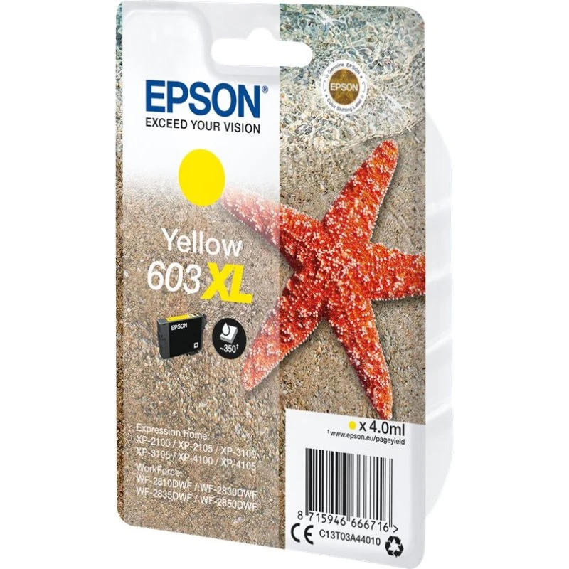 Epson 603XL Gul XL Blækpatron 4 ml