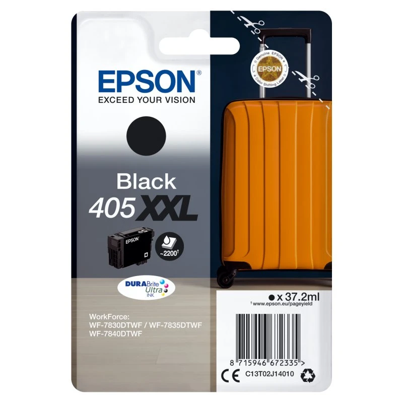 Epson 405XXL Sort XXL Blækpatron 2200 sider