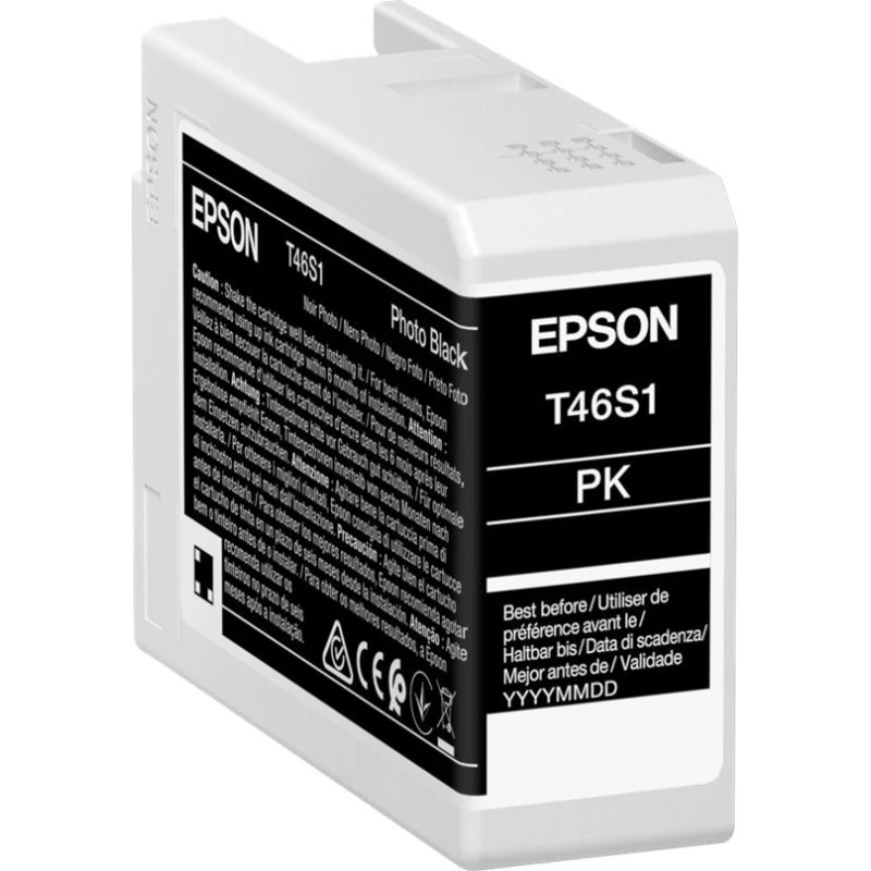 Epson T46S1 Foto-sort Blæk 25 ml