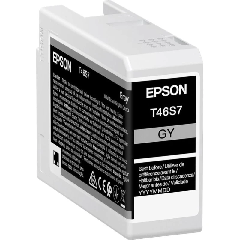 Epson T46S7 Grå Blæk 25 ml Original