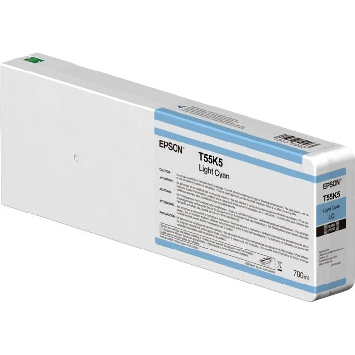 Epson T55K5 Lys Cyan Blækpatron 700 ml