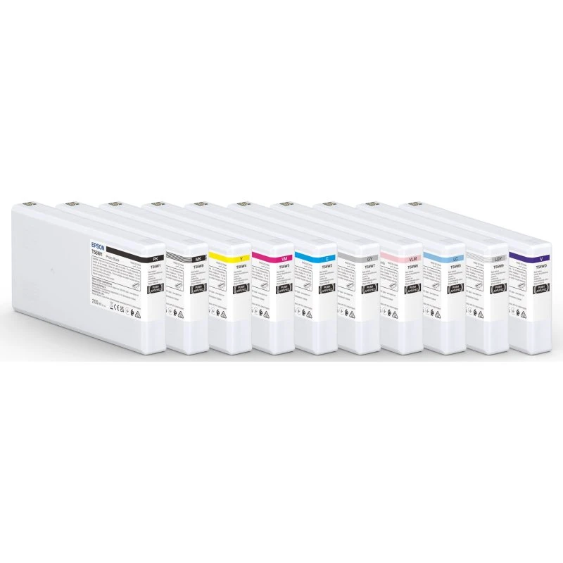 Epson T55W1 Foto-sort Blæk 200 ml