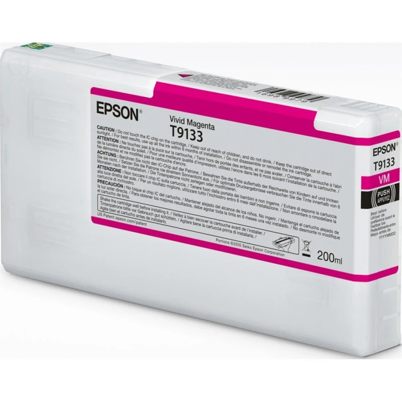 Epson T9133 Levende Rød Blæk 200 ml