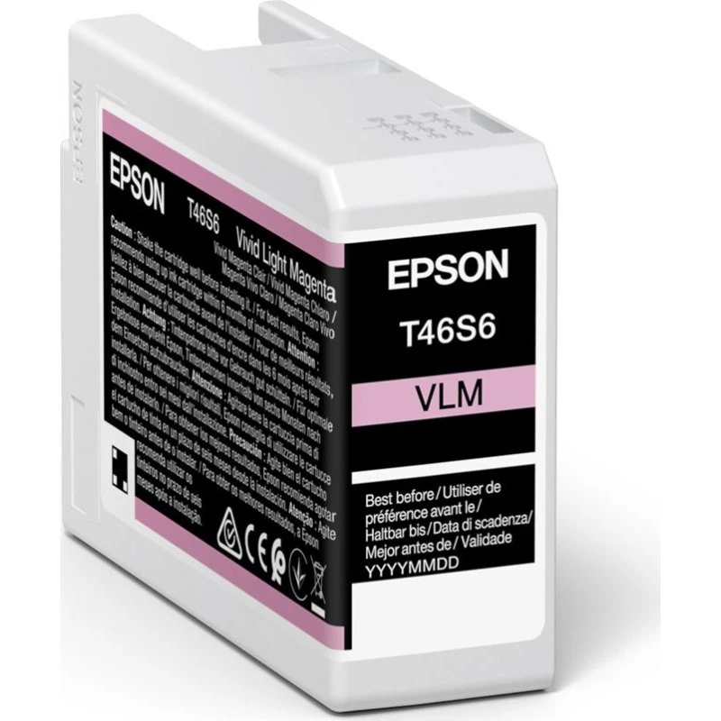 Epson T46S6 Levende Lyserød Blækbeholder 25 ml