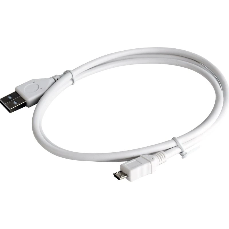 Cablexpert USB-kabel 1m hvid (Micro-USB Type B til USB)