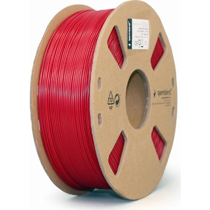Gembird ABS Filament 1.75mm Rød 1kg