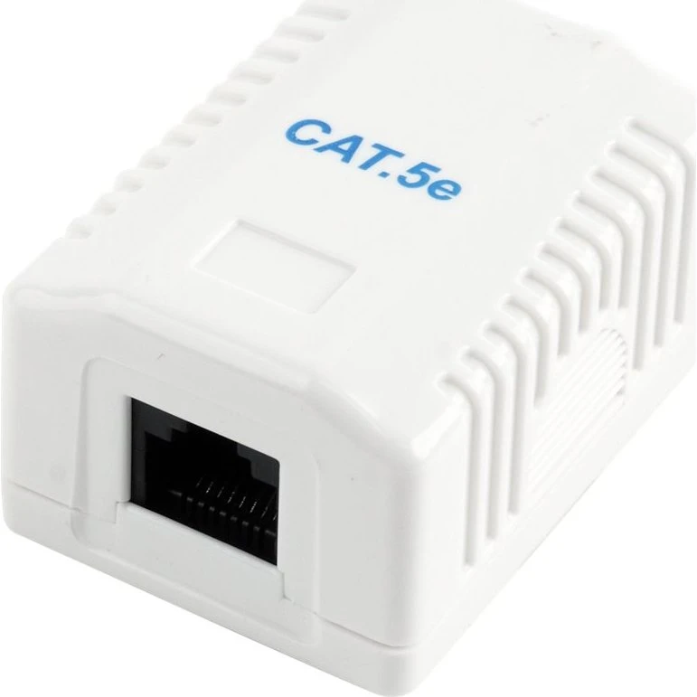 Cablexpert NCAC-1U5E-01 Hvid Overflademonteringsboks