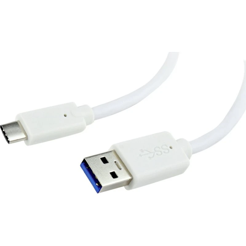 Cablexpert USB 2.0/3.0/3.1 Type-C kabel 1m hvid