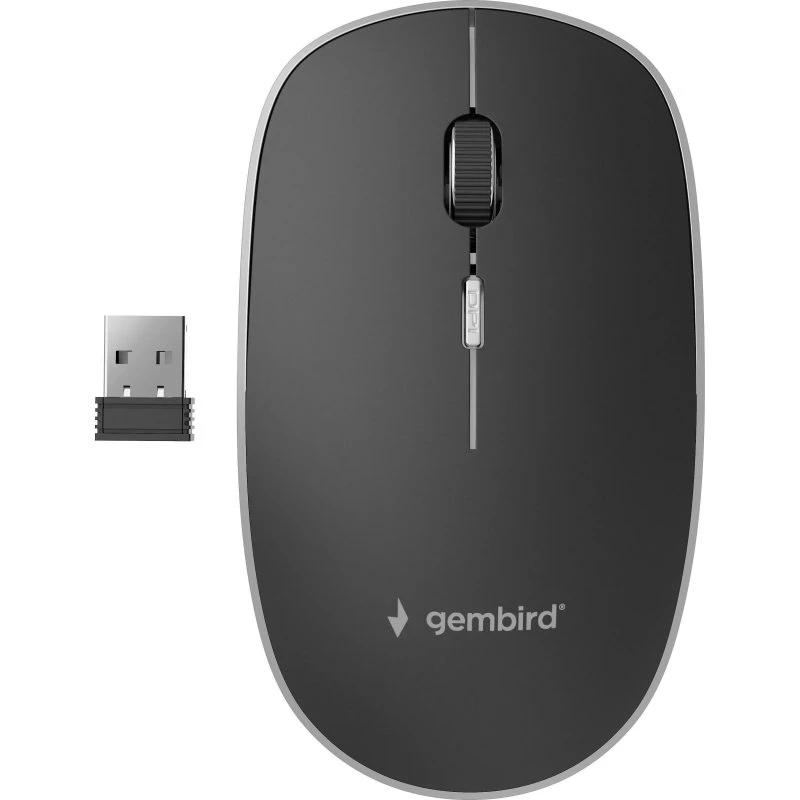 Gembird 4B-01 Trådløs Mus, 1600 DPI, Sort