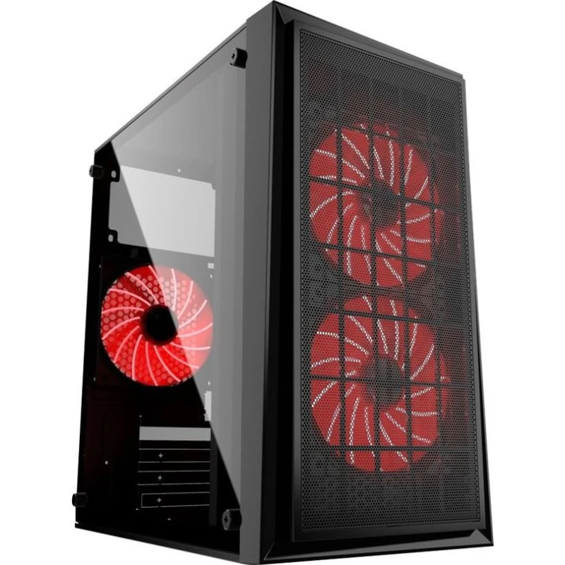Gembird FORNAX-950R - Mid Tower, microATX, Sort, Uden PSU