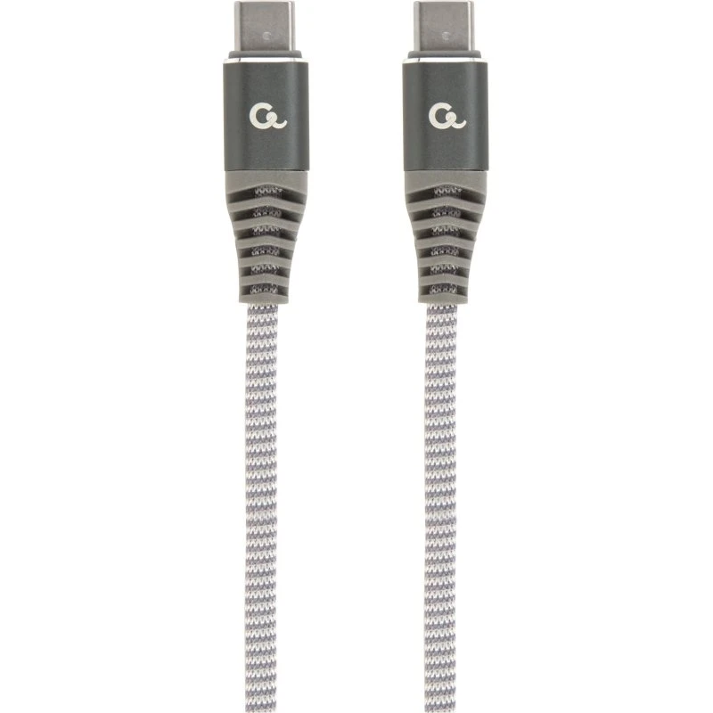 Cablexpert USB-C kabel 1,5 m grå/hvid 100 W