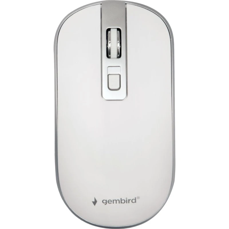 Gembird Wireless Optisk Mus 4B-06, Hvid, 4 Knapper, 2.4 GHz