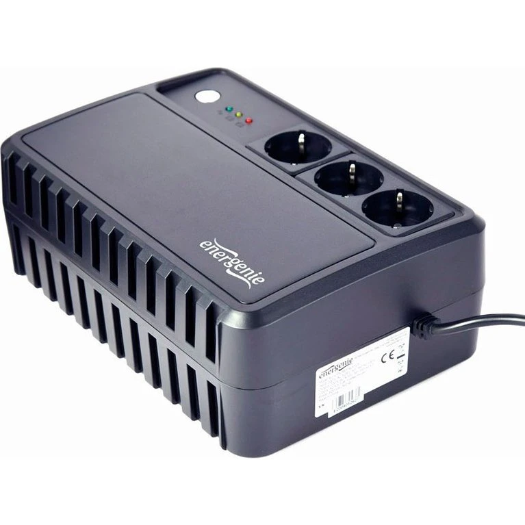 EnerGenie EG-UPS-3SDT800-01 800VA 900W Nødstrømforsyning med 3 Udtag