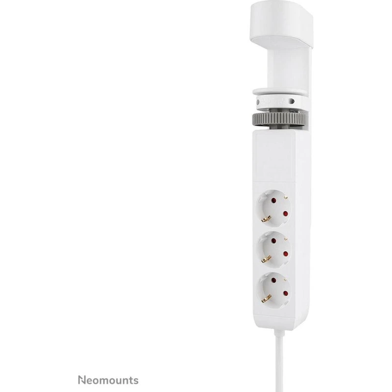 Neomounts VOLT DESK CLAMP USB-A/C stikdåse 1,4 m hvid