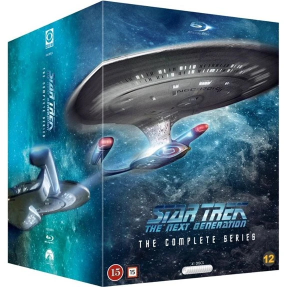 Star Trek: TNG - Komplet serie (41 Blu-ray) - Nyrestaureret