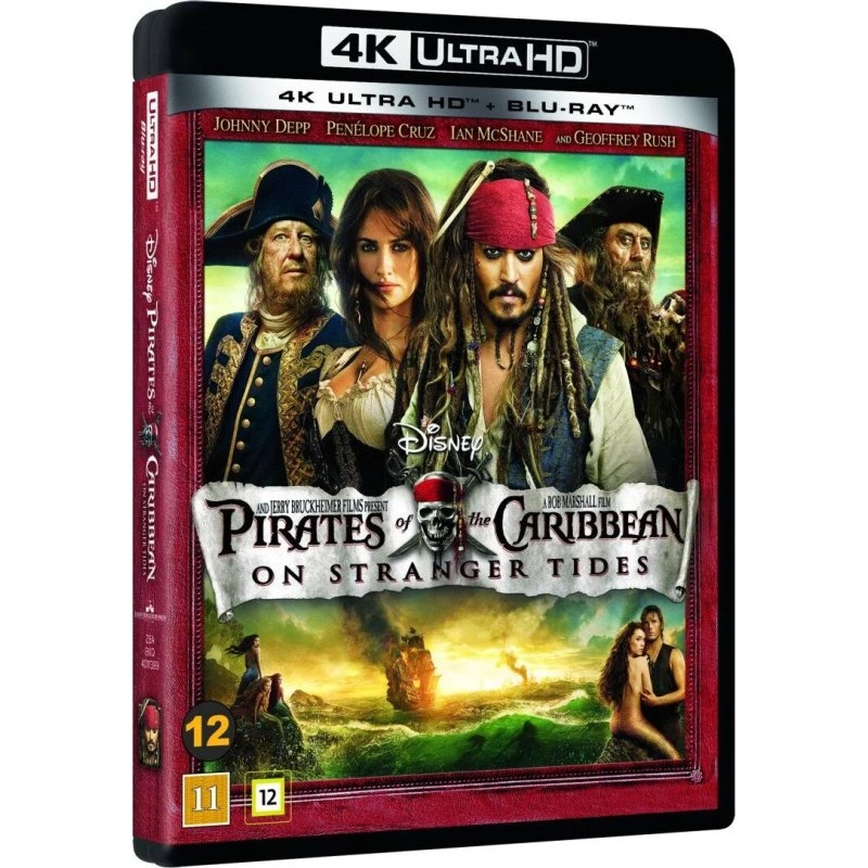 Pirates of the Caribbean: On Stranger Tides – 4K Blu-Ray