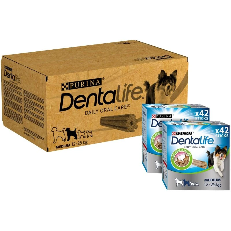 DENTALIFE Medium Dental Chews, Chicken 1,93 kg (2 x 42 stk)