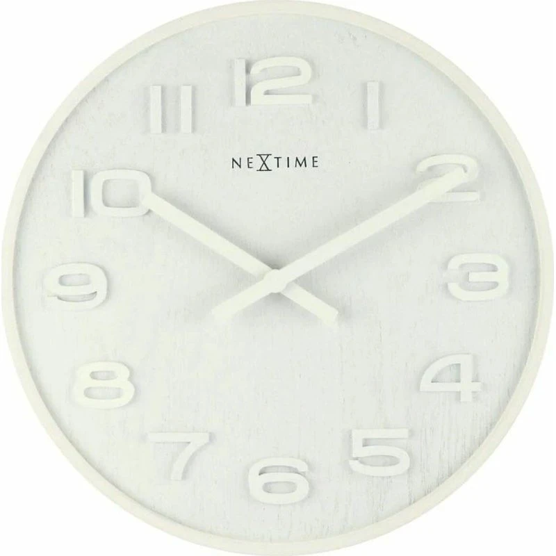 Nextime 3096WI Vægur 35 cm, Hvid