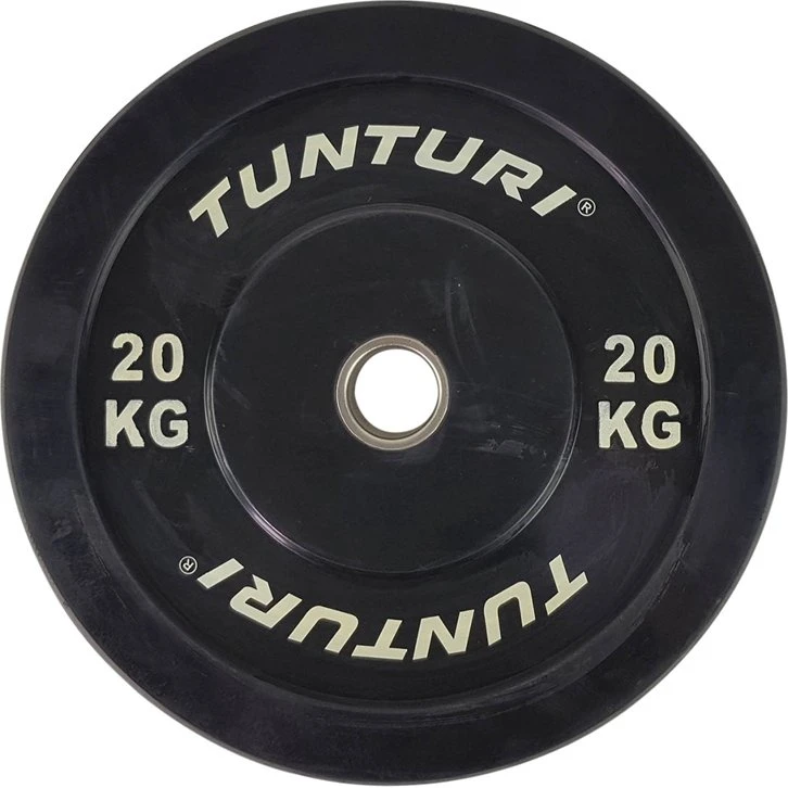 Tunturi Bumper Plate 20 kg - Sort