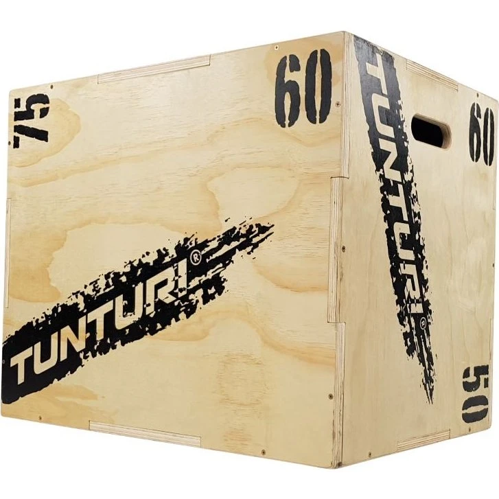 Tunturi Plyo Box i Træ – 50/60/75 cm