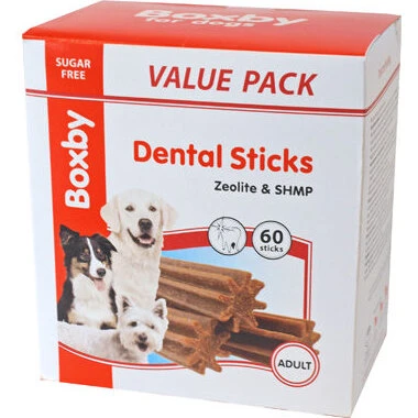 Boxby Dental Sticks - sukkerfri tyggepinde til hunde