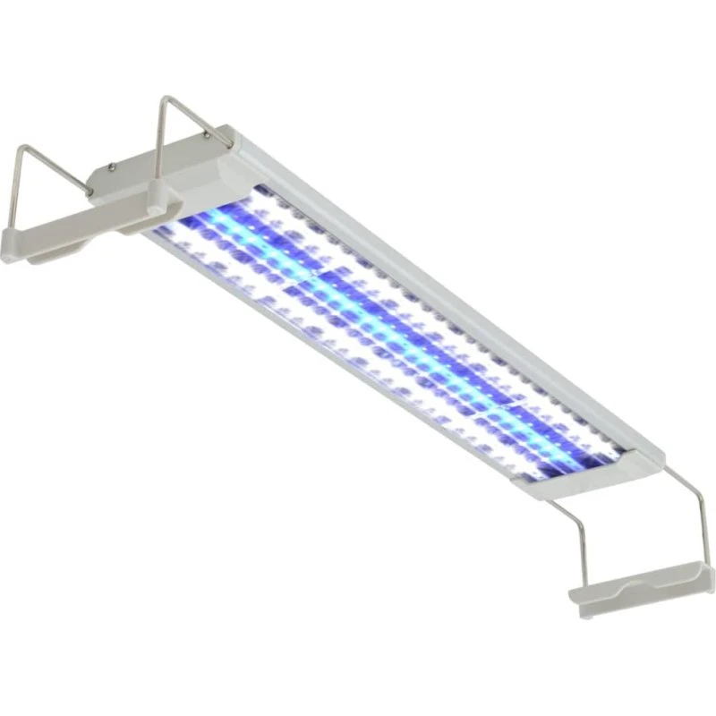vidaXL LED-akvarielampe 50-60 cm IP67 aluminium