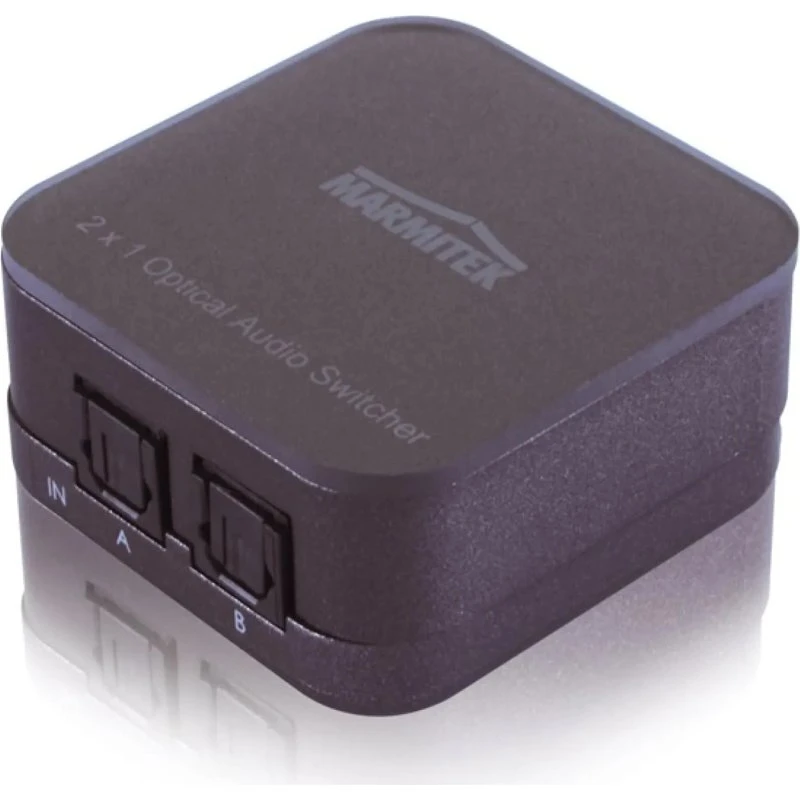 Marmitek TS21 Toslink Switch 2-Port Sort