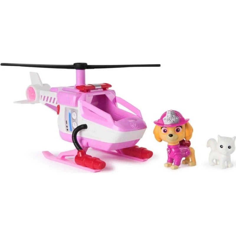 Paw Patrol Skye Brandhelikopter – 18 cm Legetøjshelikopter med Skye Figur