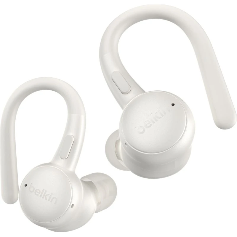 Belkin SoundForm ActiveFit Trådløse Øretelefoner, Creme, 9 Timer