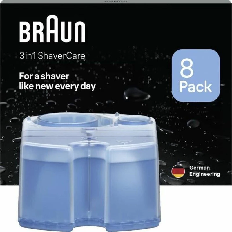 Braun 3-i-1 ShaverCare Renepatroner 8 stk