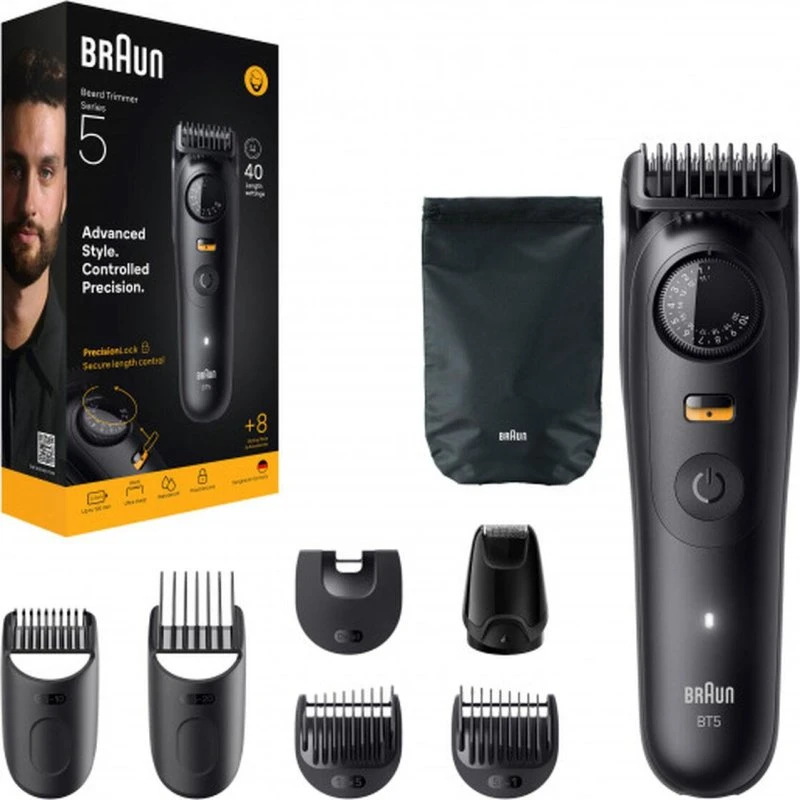 Braun BT5560 Series 5 Skægtrimmer, sort