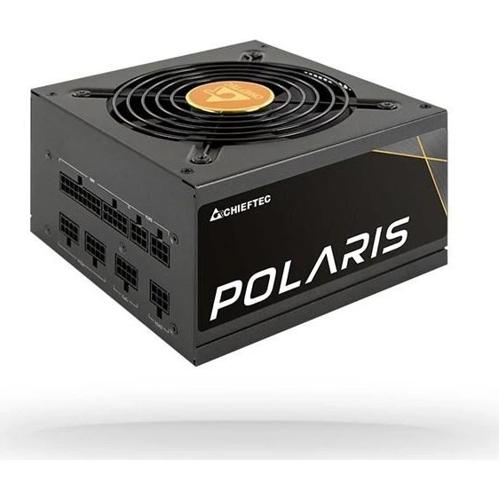 Chieftec Polaris 650W 80 PLUS Gold Fuldmodulær Strømforsyning, Sort