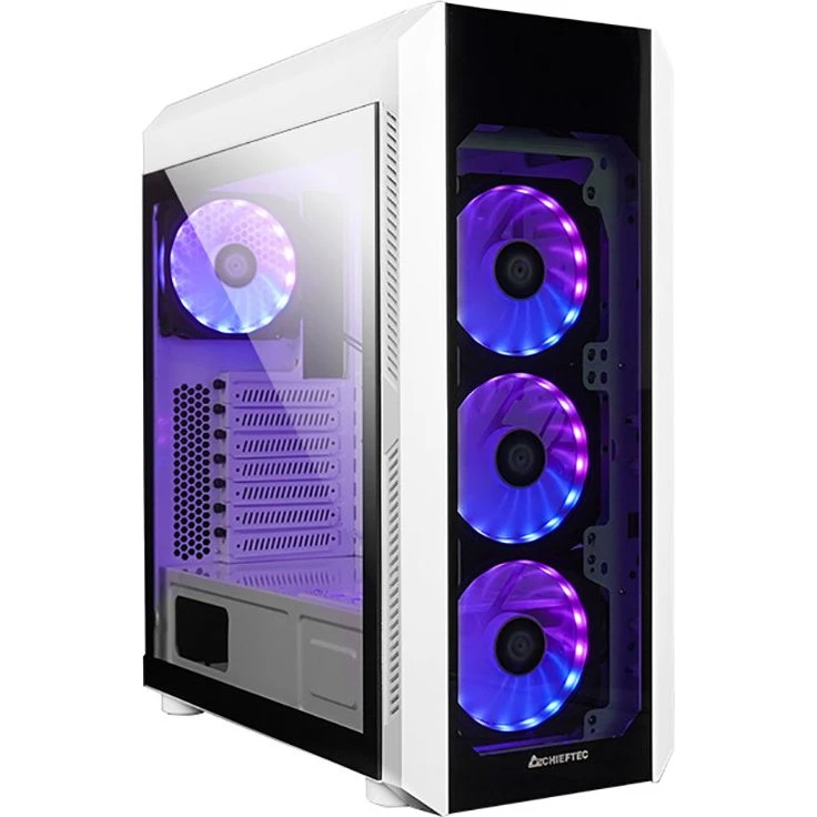 Chieftec SCORPION 3 Hvid Mid Tower Kabinet med Glasvindue