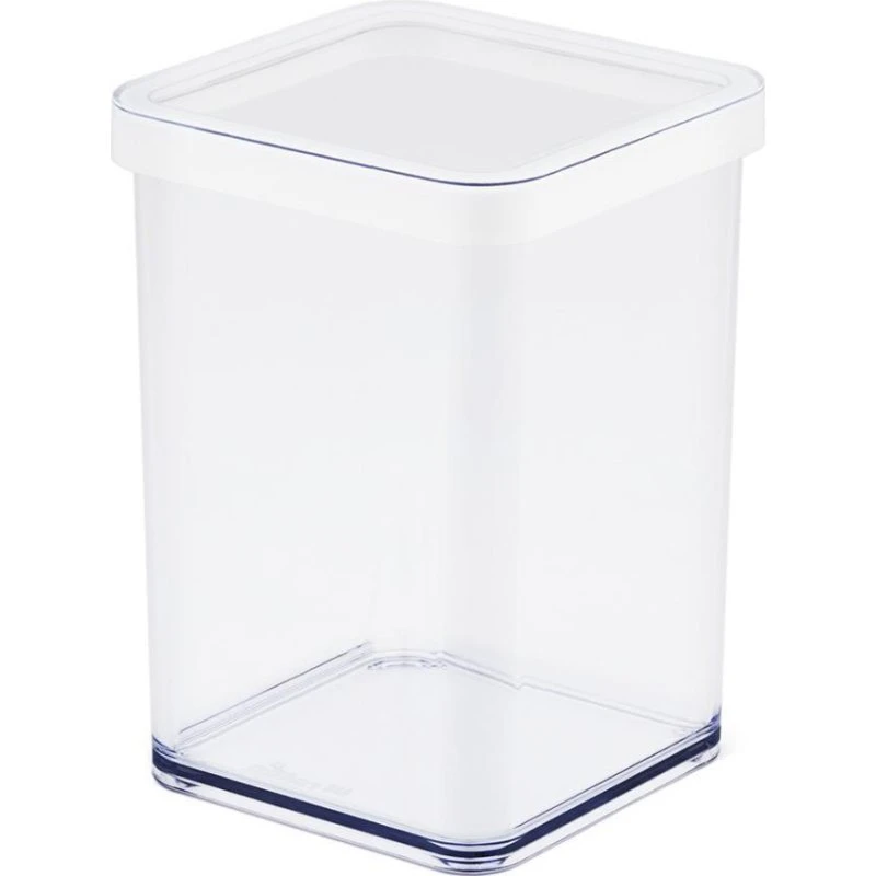 Rotho Loft Foderbeholder 1 L hvid, transparent